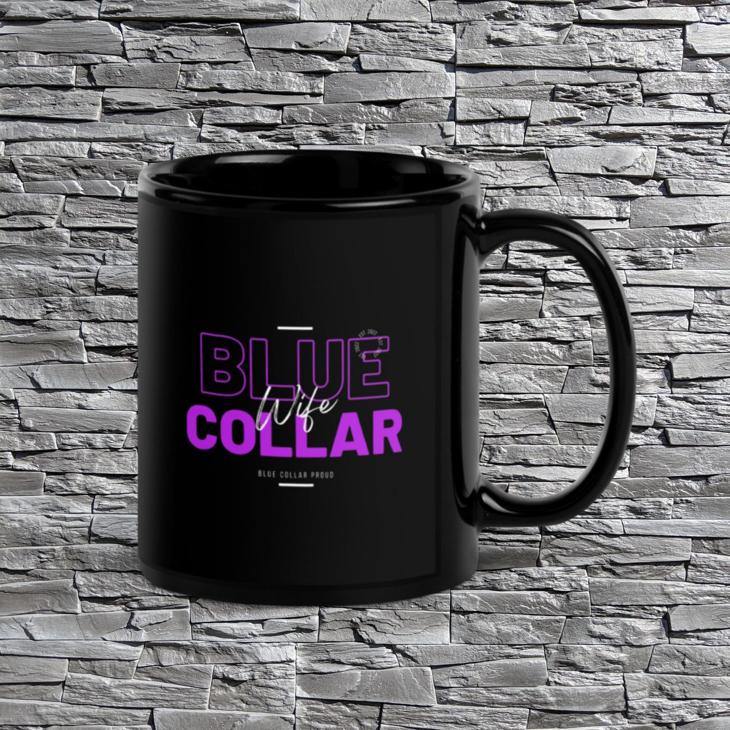 Black Glossy Mug